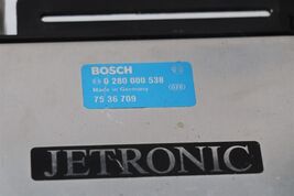 87 88 Saab 900 Turbo SPG Engine Control Module Computer ECU 0280000538 Jetronic image 2