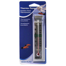 Penn Plax Therma-Temp Stainless Steel Aquarium Thermometer - £3.84 GBP+
