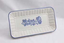 Pfaltzgraff Yorktowne Blue Basket Weave Bread Tray 12-1/2&quot; - €8,49 EUR