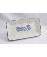 Pfaltzgraff Yorktowne Blue Basket Weave Bread Tray 12-1/2&quot; - €8,46 EUR