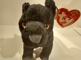 Ty Beanie Babies Midnight the Black Panther with Orange Eyes - £9.83 GBP