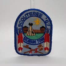 Vintage 1967 Boy Scouts BSA Delaware Town Scouteree 4&quot;x3&quot; Patch - $12.75