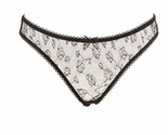 L&#39;AGENT BY AGENT PROVOCATEUR Womens Briefs Floral Sheer Printed Black Si... - £15.33 GBP