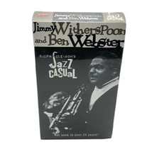 Jimmy Witherspoon &amp; Ben Webster Ralph Geasons Jazz Casuals Rhino VHS Tap... - £22.02 GBP