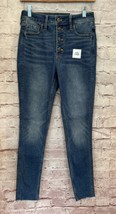 Old Navy ROCKSTAR Super Skinny Jeans Size 2 Extra High Rise Button-Fly A... - $27.20