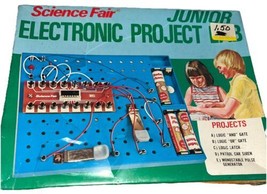 Nos  Vintage Science Fair Junior Electronic Project Lab Radio Shack No. 28-153 - £29.69 GBP