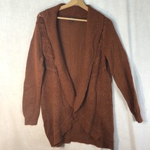 Torrid Size 1 Brown Open Front Cardigan Sweater Acrylic - £19.32 GBP