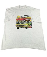 1970s Ford Torino Cobra Muscle Car T-shirt 2x Grey Vintage Made In USA J... - £22.06 GBP