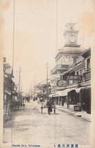 YOKOHAMA JAPAN~BENTEN DORI~1900s PHOTO POSTCARD - $12.27