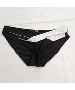 Bikini Bottoms Black White Twist Women&#39;s Large - $9.90