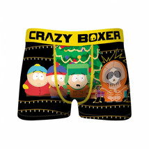 Crazy Boxers South Park Kenny Christmas Light Men&#39;s Boxer Briefs Multi-Color - £15.95 GBP