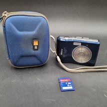 Nikon COOLPIX L18 8.0MP Digital Camera Blue w/Case &amp; SDCard Tested Working - $49.49