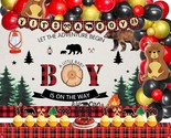 106 PCs Lumberjack Baby Shower Decorations for Boys--FREE SHIPPING! - £15.62 GBP