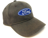 FORD CLASSIC OVAL SCRIPT LOGO BROWN SUEDE ADJUSTABLE CURVED BILL HAT CAP... - £12.66 GBP