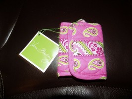 Vera Bradley Pocket Wallet Bermuda Pink Pattern Retired New Htf - £16.88 GBP