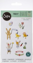 Sizzix Thinlits Die Set 23 Pack Easter Celebration by Lisa Jones, Multic... - £14.68 GBP