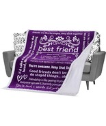 Funny Best Friend Blanket Best Friend Birthday Gifts for Women Unique Ch... - $81.36