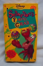 Vintage Walt Disney Sebastian&#39;s Party Gras The Little Mermaid  VHS VIDEO 1992 - £11.76 GBP