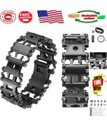 Stainless Steel 29-in-1 Tool Bracelet - Ideal for Sailing and Hiking Adv... - $996.82 MXN