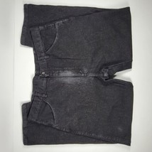 Vintage Wrangler Mens Jeans Size 37x 30 Straight Raw Denim USA Black - £15.93 GBP