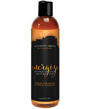 Intimate Earth Energize Massage Oil - 240 Ml Orange &amp; Ginger - $33.29