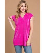 Culture Code Slit Cap Sleeve Hooded Top - $41.00 CAD