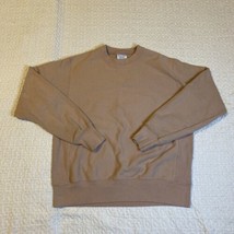 Vintage Champion Peach Sweatshirt Reverse Weave Sleeve Logo Sz Medium - £30.90 GBP