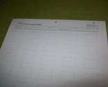 Vintage Pad of 40 New IBM Flowcharting Worksheet Form Paper Layout Sheets - £19.78 GBP