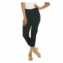 Isaac Mizrahi Petite 24/7 Stretch Crop Pants w/ Scallop Hem 2P New A308000  - £15.78 GBP