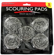 Metal Scouring Pads Set (5-pack) - £1.90 GBP