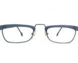 Vintage La Eyeworks Brille Rahmen YAB 422 Antik Blau Rechteckig 50-20-140 - $69.55