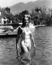 Creature From The Black Lagoon Julie Adams in swimsuit takes dip 12x18 poster - £15.59 GBP