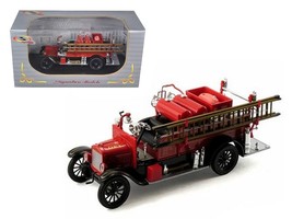 1926 Ford Model T Fire Engine Red and Black 1/32 Diecast Model by Signature Mode - $1,733.40 MXN