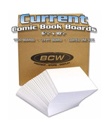 1000 (Bulk) BCW Acid Free 6 3/4&quot; x 10 1/2&quot; Current Comic White Backing B... - $144.05