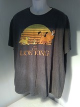 The Lion King Shirt XXL Gray Disney Simba Timon Cartoon - £7.45 GBP