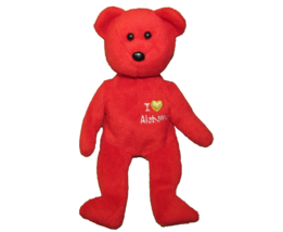 TY BEANIE BABIES RED TEDDY I HEART ALABAMA BEAN BAG BEAR 2005 TRAVEL SOU... - £7.03 GBP