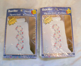 Bucilla  Special Edition Pillowcases to Embroider  1993 new in packages  - $15.00