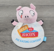 Bark Box Pie Eatin&#39; Chompion Body By Bacon Dog Toy Squeaker Crinkle - £11.59 GBP