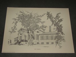 C. Orlemann 9x12 Print -Taft Museum 1969 Cincinnati Ohio - $13.00