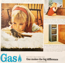 1966 American Gas Company Advertisement Vintage Household Heating DWJJ11 - €25,57 EUR