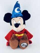 Walt Disney World Park Sorcerer Mickey Mouse Bean Bag Plush Stuffed New! - $7.19