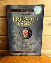 Baldur&#39;s Gate Vintage PC Game Manual Forgotten Realms DnD RPG - £20.29 GBP