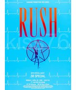 RUSH April 28, 1980 Fort Wayne Ind / 20 x 28 Per Waves Tour&quot; Restored Po... - $61.54 CAD