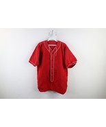 Vintage 40s 50s Mens Large Distressed Salem Baseball Jersey Uniform Red USA - $3,893.29 MXN