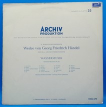 Fritz Lehmann Berliner Pho Lp Handel Water Music Archiv BX6 - £5.17 GBP