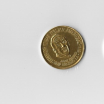 Vintage Mardi Gras Coin 1975 Italian American Marching Club Jimmy Durant... - £6.38 GBP