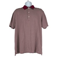 Alister MacKenzie Men&#39;s Striped Polo Shirt Size L - £14.76 GBP