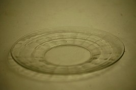Block Optic Clear Depression Glass by Anchor Hocking 6-1/4&quot; Bread &amp; Butter Plate - £7.76 GBP
