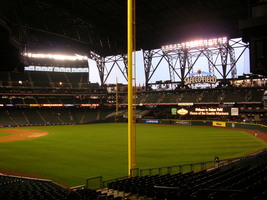 Safeco Field 2 foul poles Evening baseball - $182.01 MXN