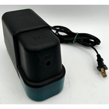 Boston Electric Pencil Sharpener Model 22 Black &amp; Teal Made in USA Hunt Mgf. Co. - £11.46 GBP